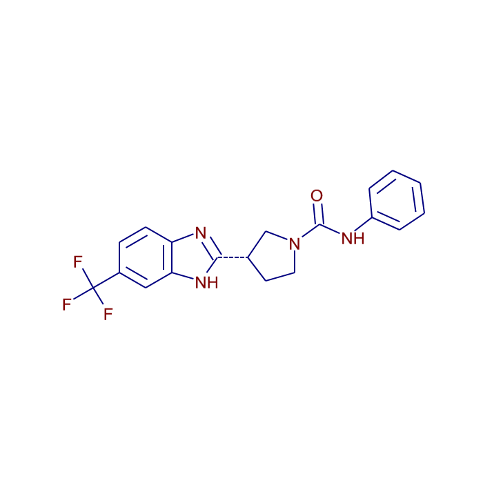 MzCloud 3S N Phenyl 3 5 Trifluoromethyl 1H Benzimidazol 2 Yl 1