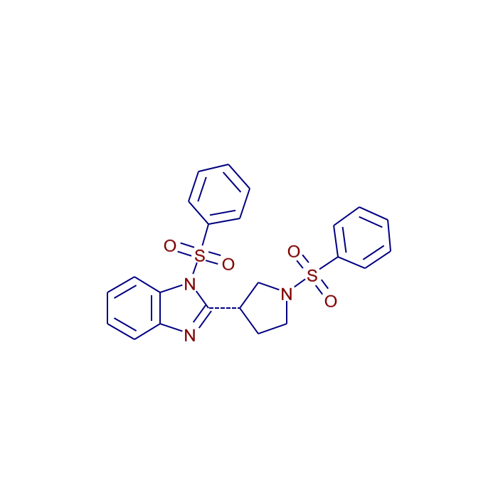 Mzcloud Phenylsulfonyl S Phenylsulfonyl Pyrrolidinyl H