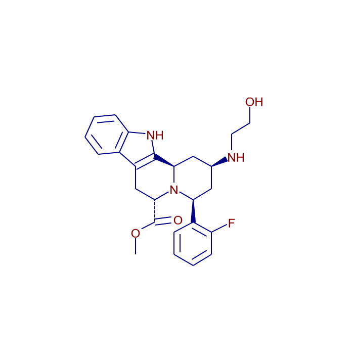 MzCloud Methyl 2S 4S 6S 12bR 4 2 Fluorophenyl 2 2 Hydroxyethyl Amino